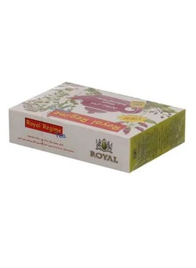Royal Herbs - Royal Regime Tea Herbs Weight Loss Diet 50 Tea Bags By Regime Tea 100g - Image 1