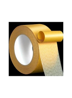 PROMASS High Tack Powerful Wall Adhesive, Super Tacky Clear Tape, Easy to Use Mounting Tape Double Sided Fabric Tape Strong Mesh Tape Traceless Removal Multi-Purpose Heavy Duty Double Sided Tape (5cm*20m)  - Image 3