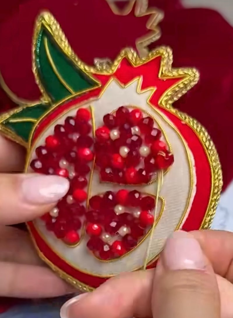 Baci milano Christmas Decoration FABRIC HANDMADE ORNAMENTS SANTA CLAUS  - Image 3