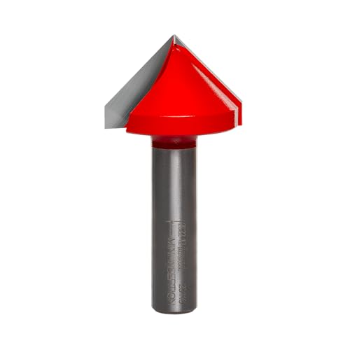 Freud 20-116: 1-1/2" (Dia.) 90° V Grooving Bit with 1/2" Shank, 3" Overall Length - Image 1