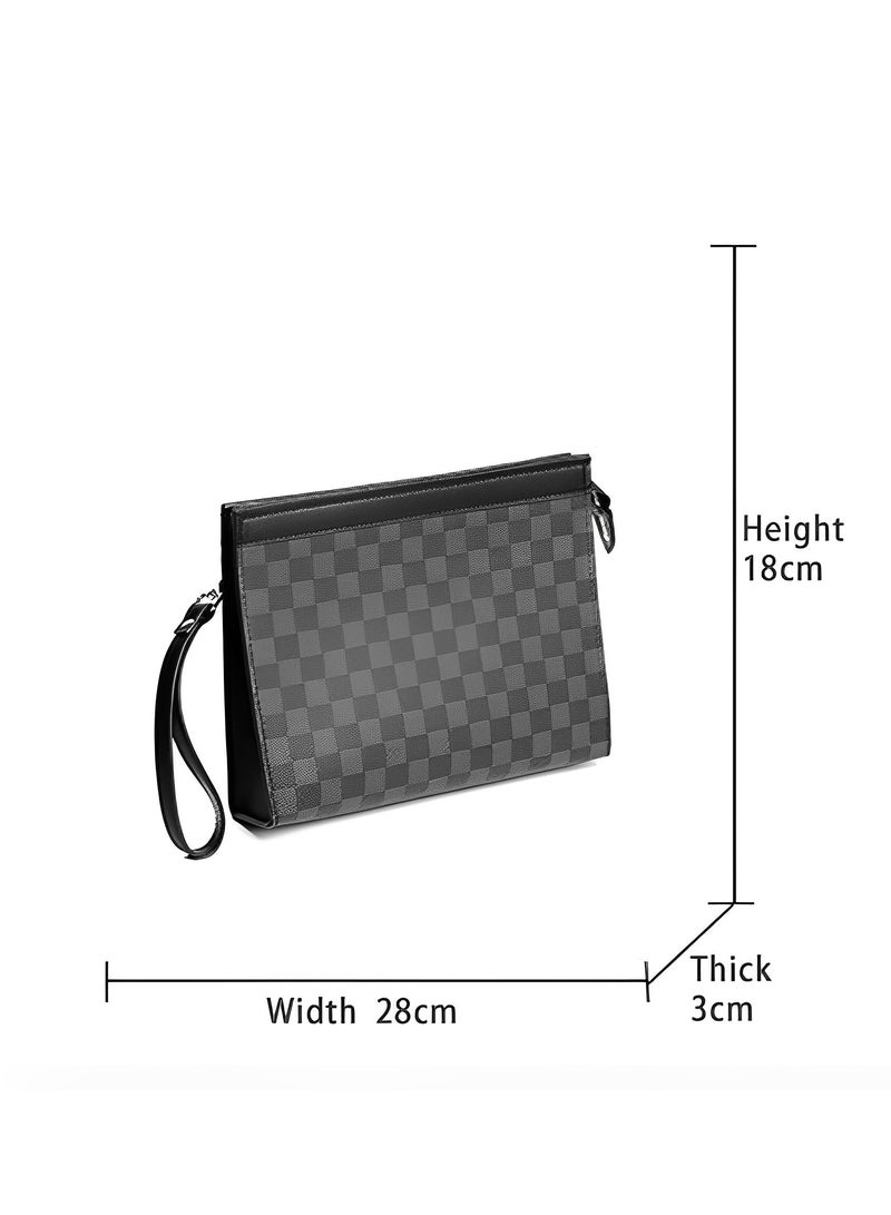 Skycare Mens Clutch Bag Man Purse Handbag, Large Hand Bag Big Clutch Wallet - Image 4