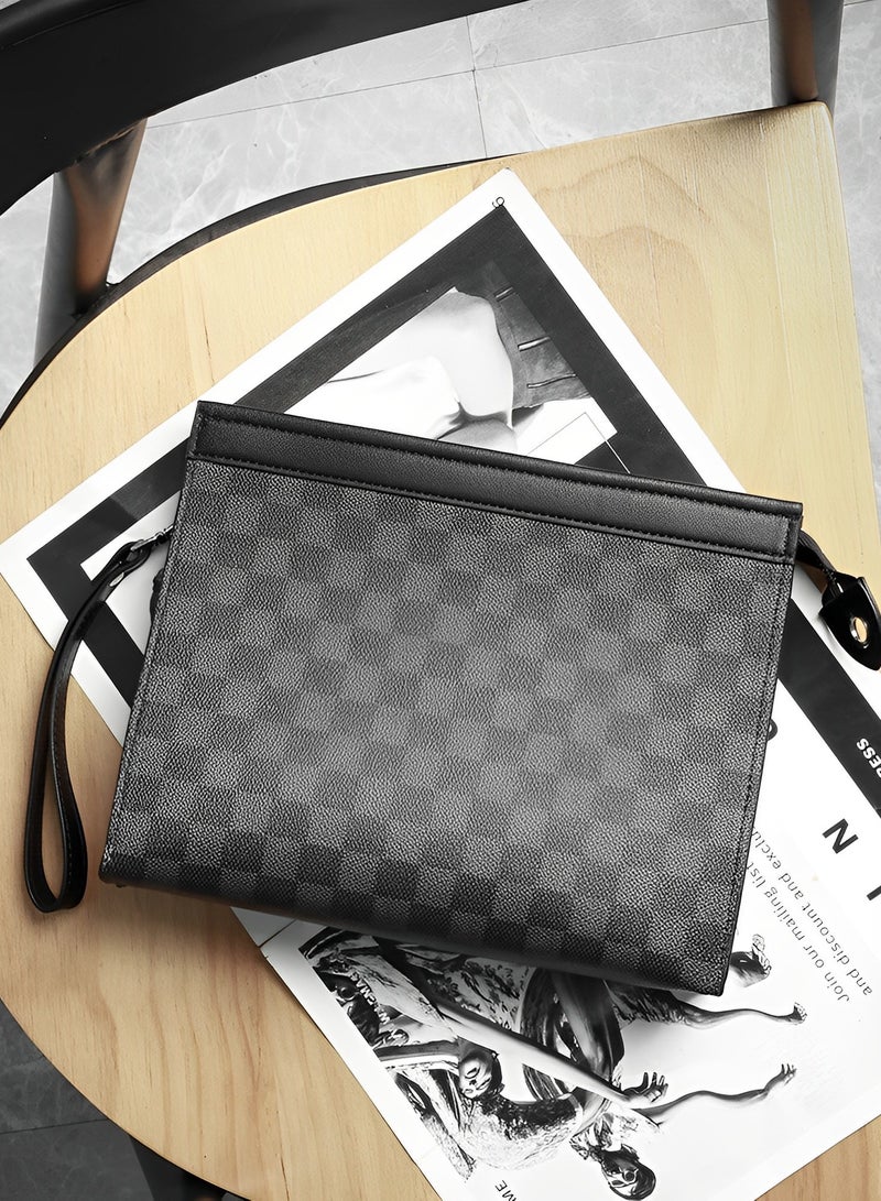 Skycare Mens Clutch Bag Man Purse Handbag, Large Hand Bag Big Clutch Wallet - Image 3