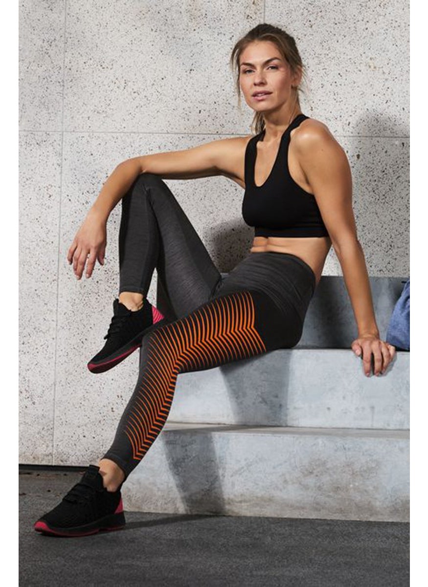 Tchibo Women Sportswear Fit Pull On Tights, Grey  - Image 1