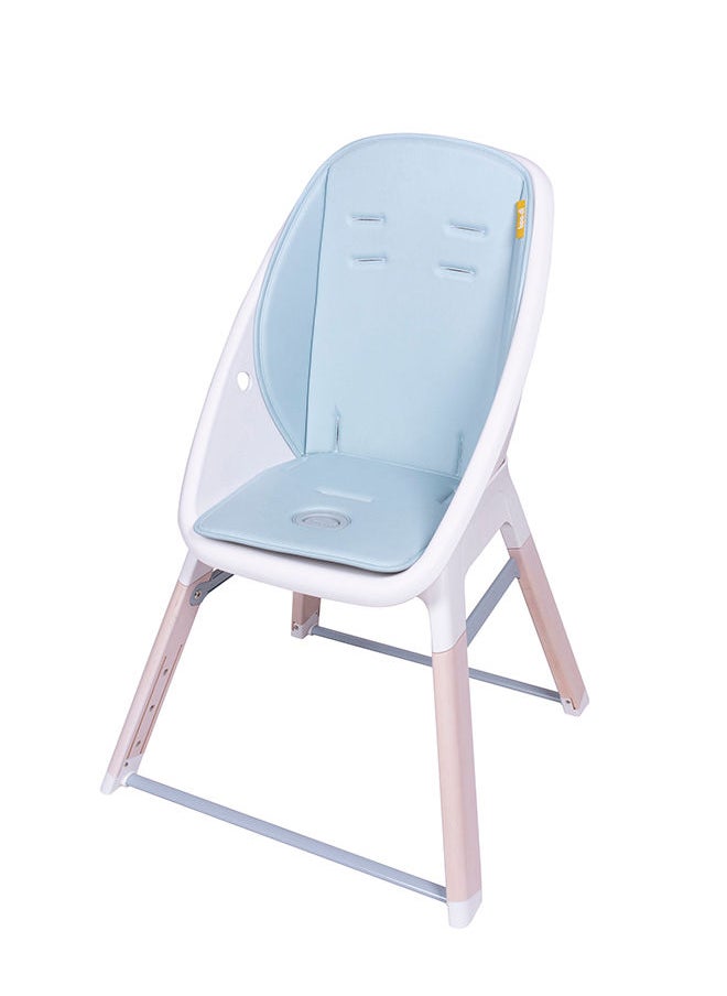 Koo-di Tiny Taster 3-in1 Wooden Highchair 0m-3y, Spring Water  - Image 2