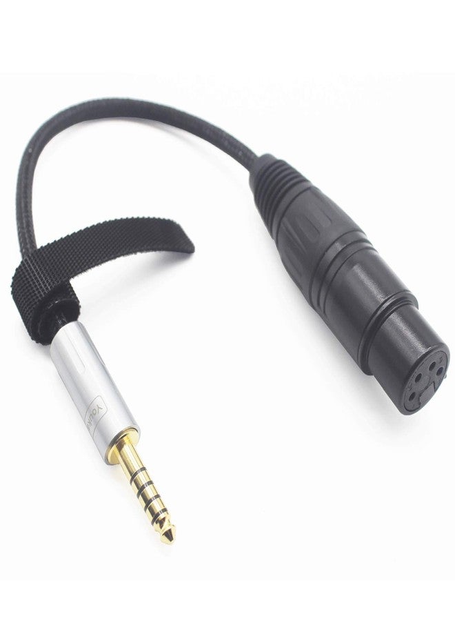 Youkamoo 4.4mm Male to 4-pin XLR Balanced Female Silver Plated Headphone Audio Adapter Cable for WM1A NW-WM1Z PHA-2A - Image 1