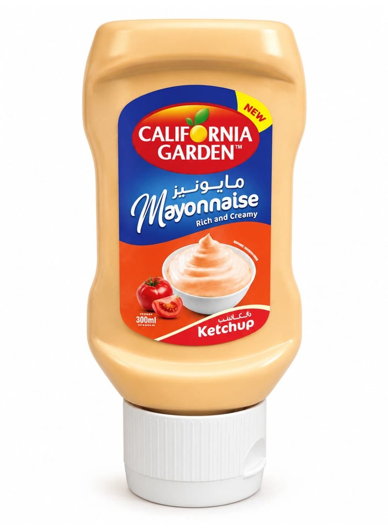 California Garden Mayonnaise Rich & Creamy Squeeze Bottle, 300ml