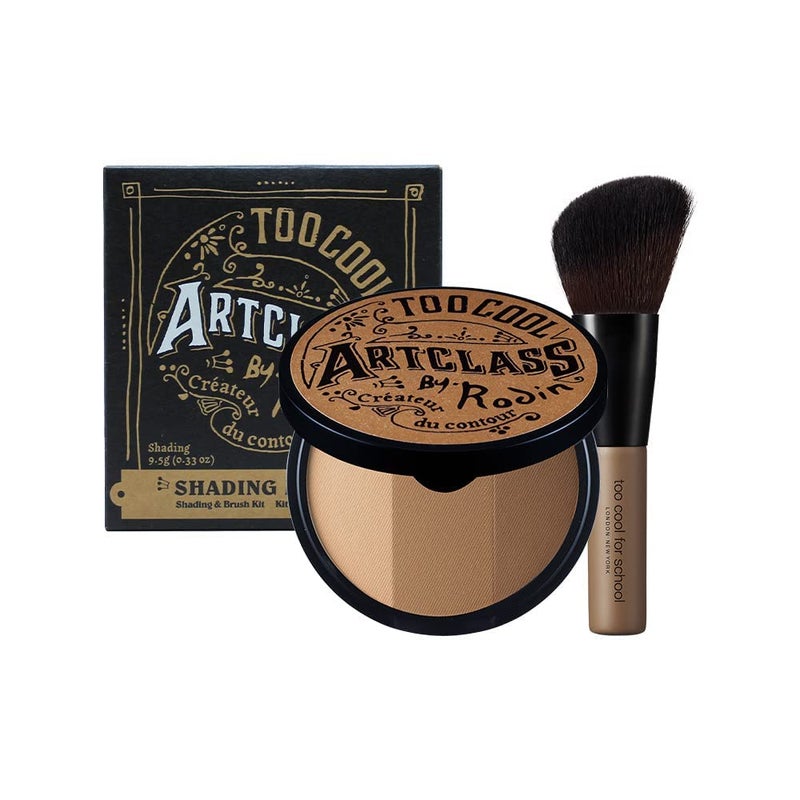Too Cool for School Artclass by Rodin Shading Master with Brush Korean Contour Palette Bronzer Face Powder 1 Classic