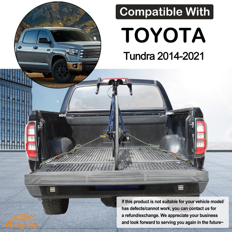 Generic Car Tailgate Tie Down Anchor Bed Cleat Compatible with Toyota Tundra 2014-2021 Heavy Duty Truck Tailgate Bed Tie Down Anchors Rings Trailers Hook Cargo Bolt Pickups Load Anchor Replacement Accessories - Image 2