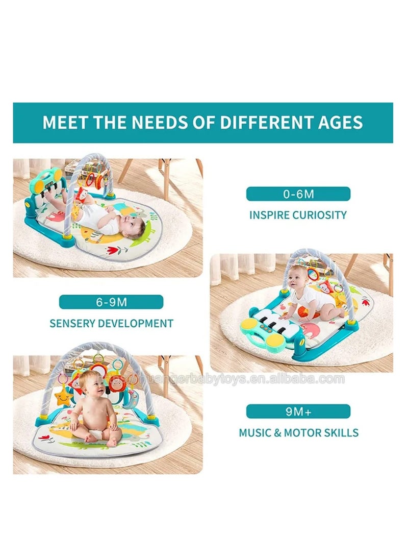 HUANGER Piano Fitness Rack (Teal) - Image 3