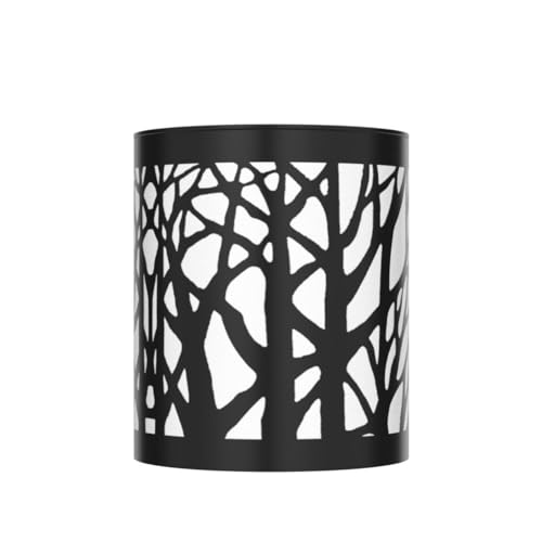 DenicMic Solar Wall Lights Outdoor Wall Sconce Fence Lighting for Patio Front Door Yard Deck Stair Led Forest Decorative Lamps, Waterproof, Warm White Color Changing (4 Pack) - Image 4