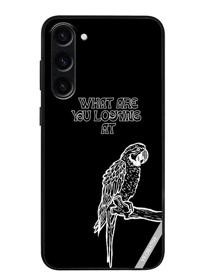 VR CREATIVE Protective Case Cover For Samsung Galaxy S23 FE Funny Parrot Design Multicolour - Image 1