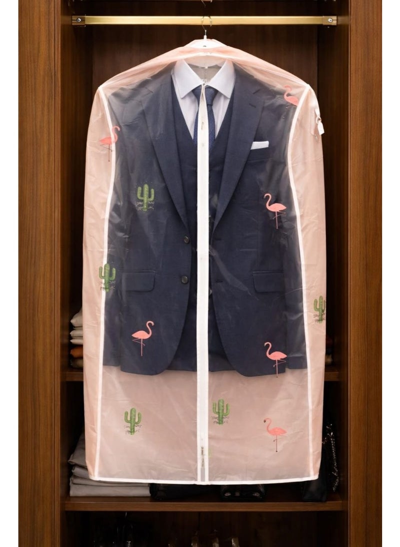 Suit Dust Cover Bag Garment Formal Dress Storage Zip Bag Dust- Proof Hanging Travel Pouch - Image 2