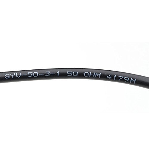 ANHAN SMA Male to N Male Coax Cables,SMA Connectors to Antenna Cables Assemblies Low Loss WiFi Extender Extension Pigtail Jumpers RF coaxial Cables 2.87 Ft/85cm 1Pack - Image 3