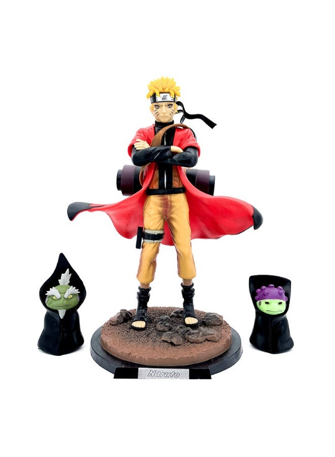 هالامودو وضع القديسين وظهور الضفادع النينجا الظل النار ، وجمع شخصيات الرسوم المتحركة ، وتزيين كنز الهدايا 30 سم - Image 1