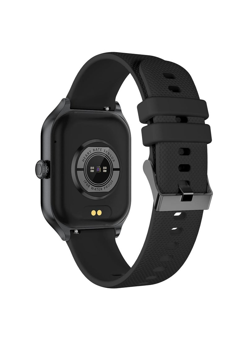 Xcell - Xcell G7 Talk Professional Smart watch,1.96 HD Screen, Heart Rate,BP,Oxygen Monitoring, Receive & Make Calls, Water Resistance: IP67,1 Week Battery Life,Compatibility: iOS-Android-Black - Image 1