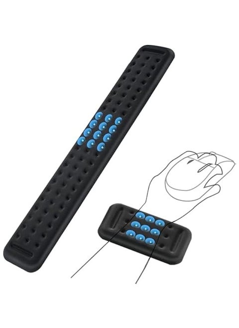 Keyboard Wrist Rest, Wrist Rest for Keyboard and Mouse, Ergonomic Memory Foam Keyboard Mouse Pad Set, Easy Type Pain Relief Wrist Pad Cushion Support for Computer, Laptop, Office, Gaming