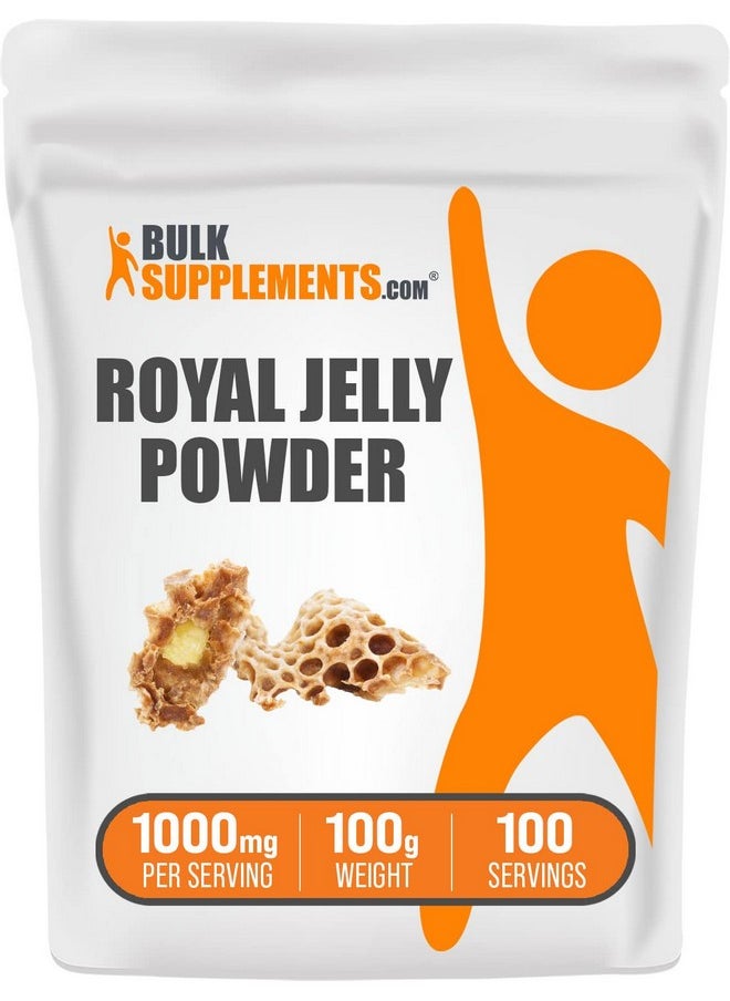 BulkSupplements Com Royal Jelly Powder Royal Jelly 1000Mg Royal Jelly Nutritional Supplements Royal Jelly Supplement For Immune Support 1000Mg Per Serving 100 Grams 35 Oz  - Image 2