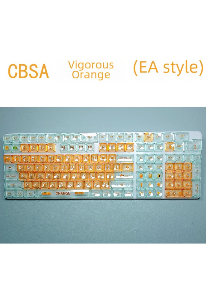 Push Plate Out Die Boneless Horn Glue PC Material Mechanical Keyboard Applicable-Color:CBSA Standard Black And Green | 132 Key-Boxed - Image 4