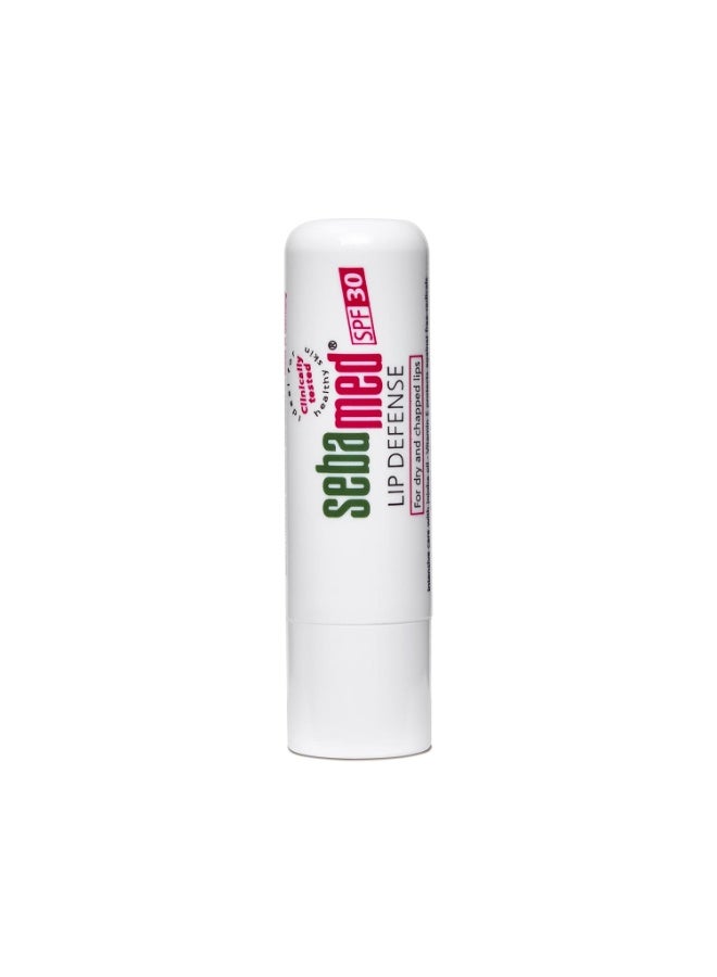 SebaMed Lip Defense Lip Balm With Spf 30 + Vit E | Regenerates Dry, Chapped Lips | Intensive Care With Vit E, Jojoba Oil & Chamomile | Clinically Tested | 4.8 Gm, White | Pack of 4 - Image 2