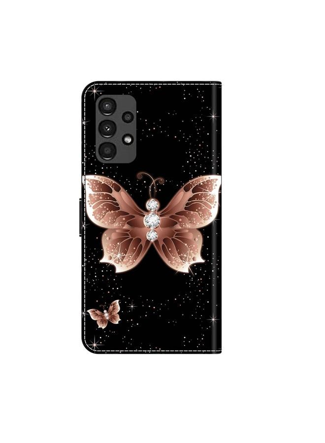 اس-توب جراب لهاتف Samsung Galaxy A13 4G / 5G / A04S جراب هاتف جلدي واقي مقاوم للصدمات ثلاثي الأبعاد من الكريستال - Image 3