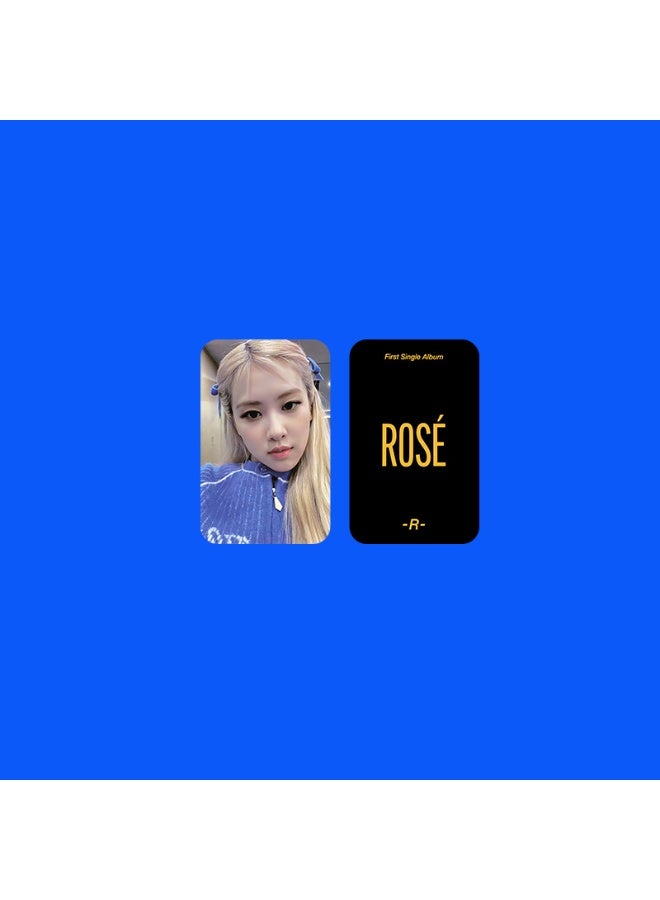 NIBEMINENT 3 Pcs Kpop BLACKPINK - ROSE Solo Lomo Cards Card For Fans Collection Gifts - Image 2