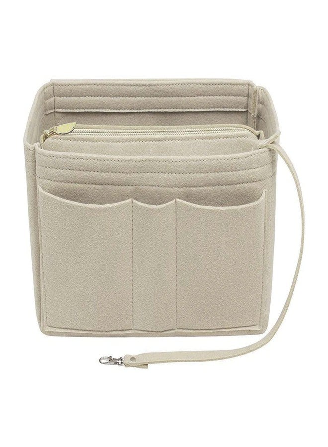 Lckaey Purse Organizer Handbag & Tote Shaper For Speedy Neverfull Totebag Felt Bag Insert3032beige-mini - Image 2