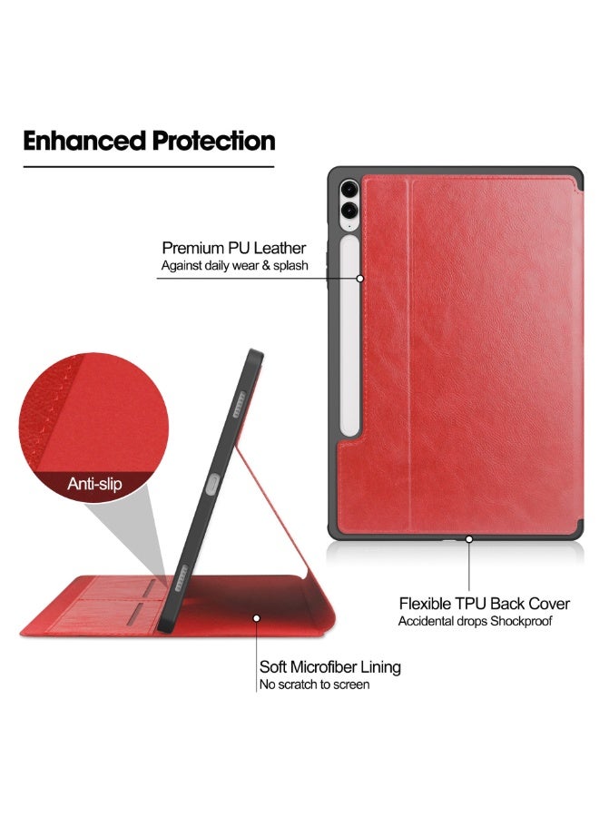 general Samsung Galaxy Tab S10+/S9+ 12.4 Inch Slim Case Cover with Stand Function and Auto Sleep/Wake Function - Image 3