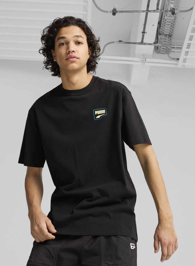 بوما تيشرت DOWNTOWN Relaxed Graphic للرجال - Image 1