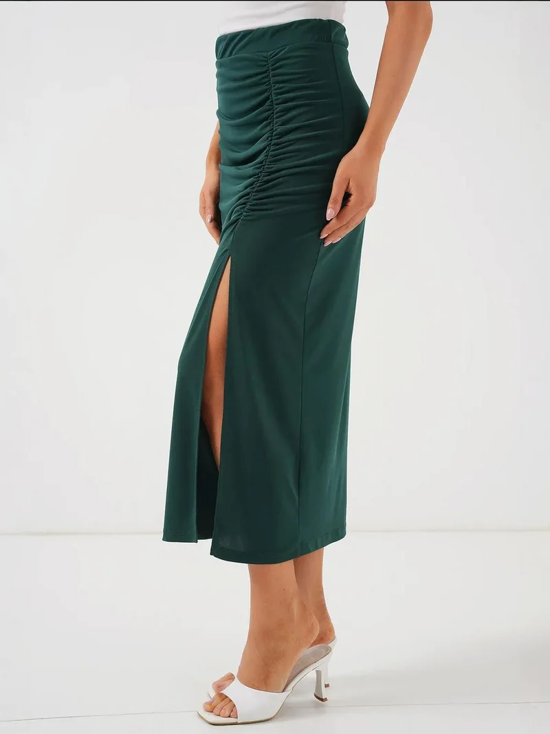 بيغ دارت تنورة ماكسي ضيقة من جيرسي بخصر مطاطي