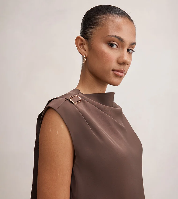 فورايفر نيو Kris Gold-Tone Hardware Top