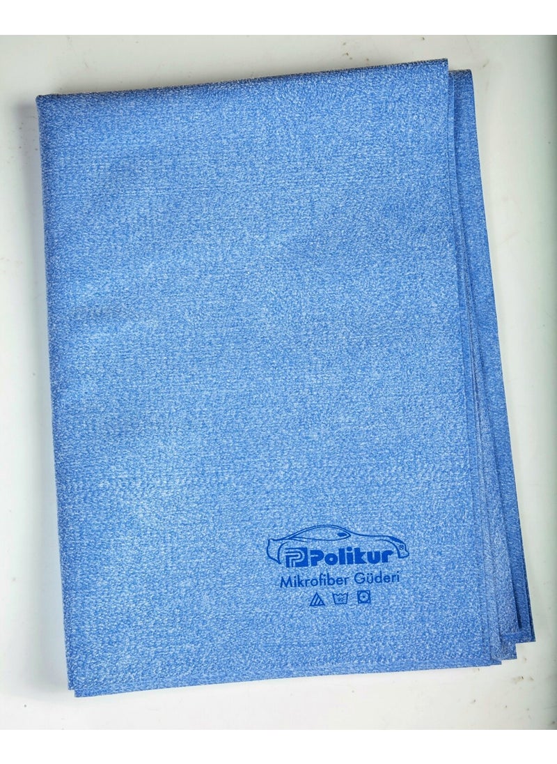 Spark - 7040 Chenille Car Wash Sponge and Polikur 3356 Microfiber Chamois Car Drying Cloth (Set of 2) - Image 1