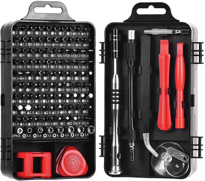 ShowTop Precision Screwdriver Set, 110 in 1 Magnetic Screwdriver Repair Tool Kit for iPhone Series/Mac/iPad/PS3/PS4/Switch/Eyeglasses/Watch/Cellphone/PC/Electronic - Image 1