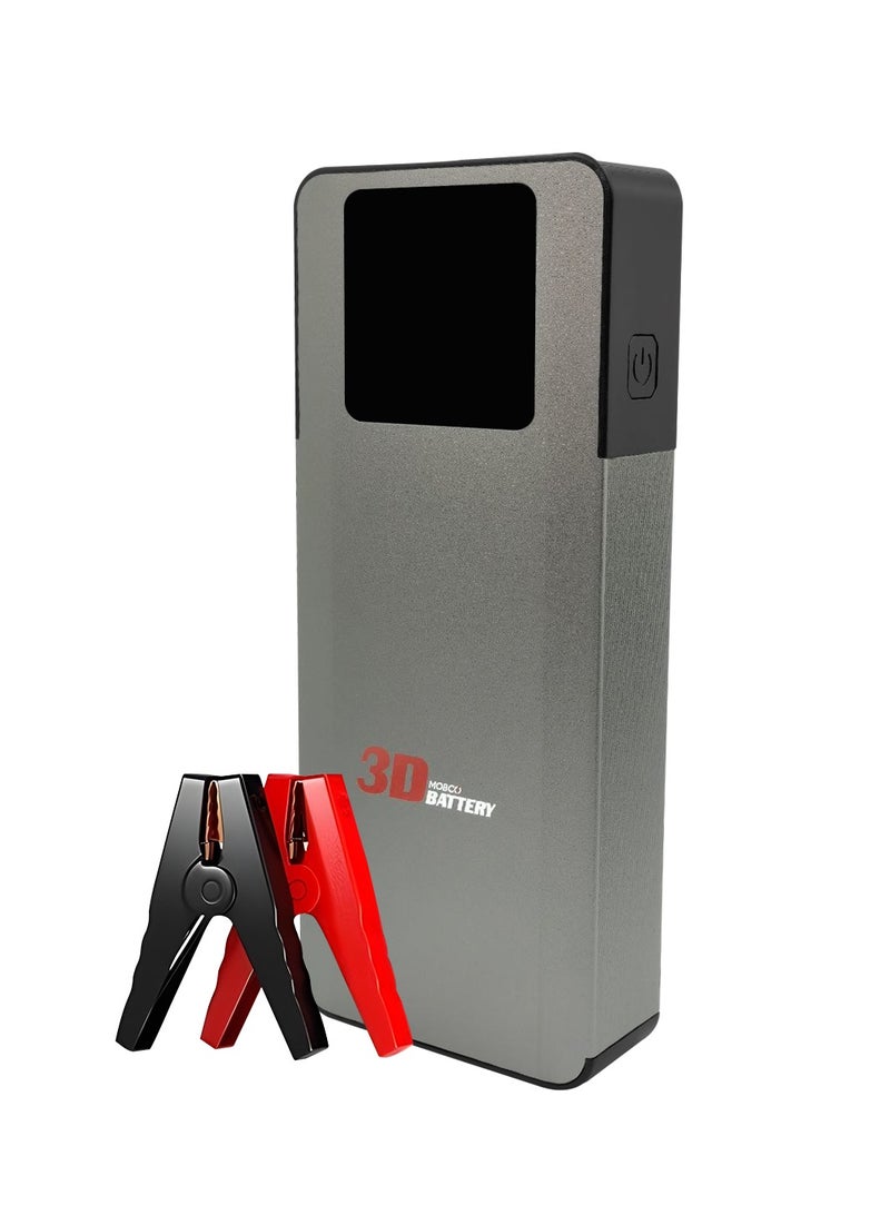 Generic 16,000mAh 2000A Portable Car Jump Starter - 12V Battery Booster, Power Bank, Safety Protection  - Image 1