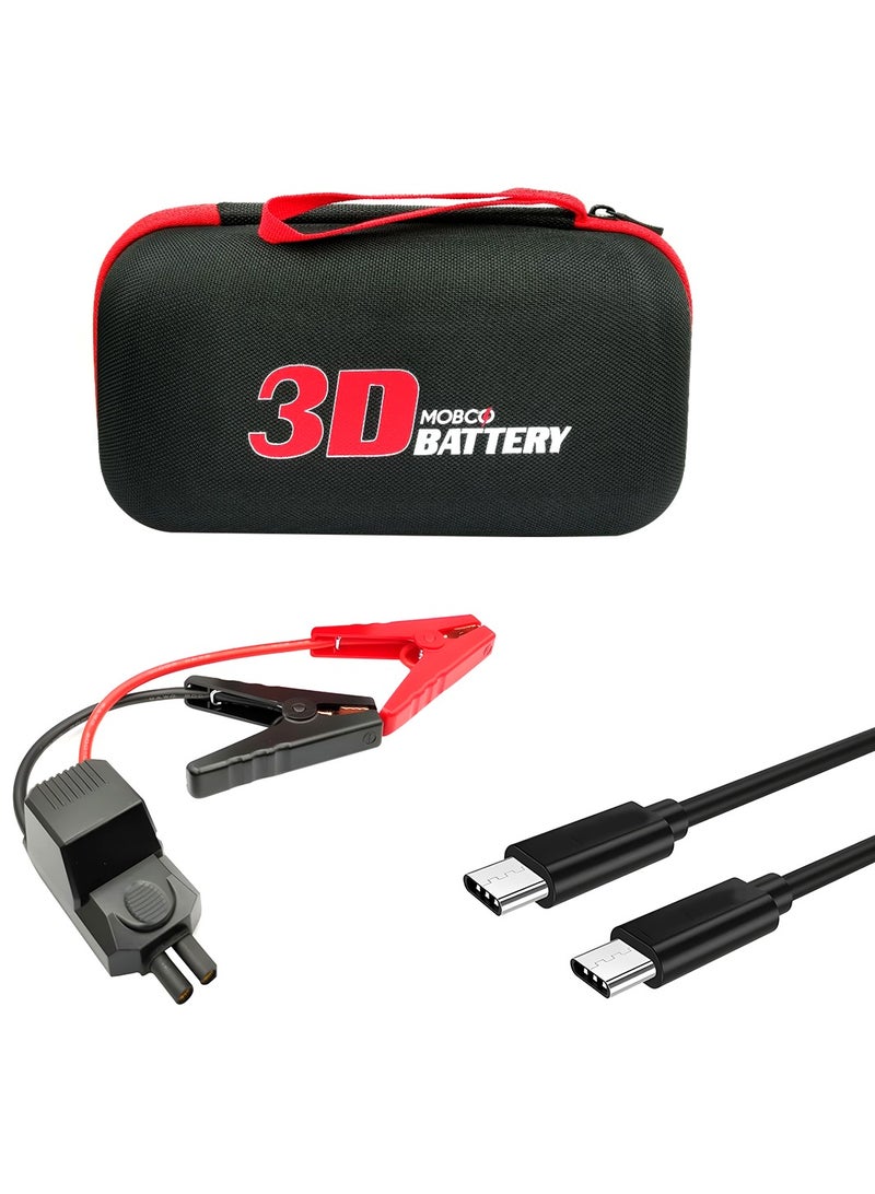 Generic 16,000mAh 2000A Portable Car Jump Starter - 12V Battery Booster, Power Bank, Safety Protection  - Image 2
