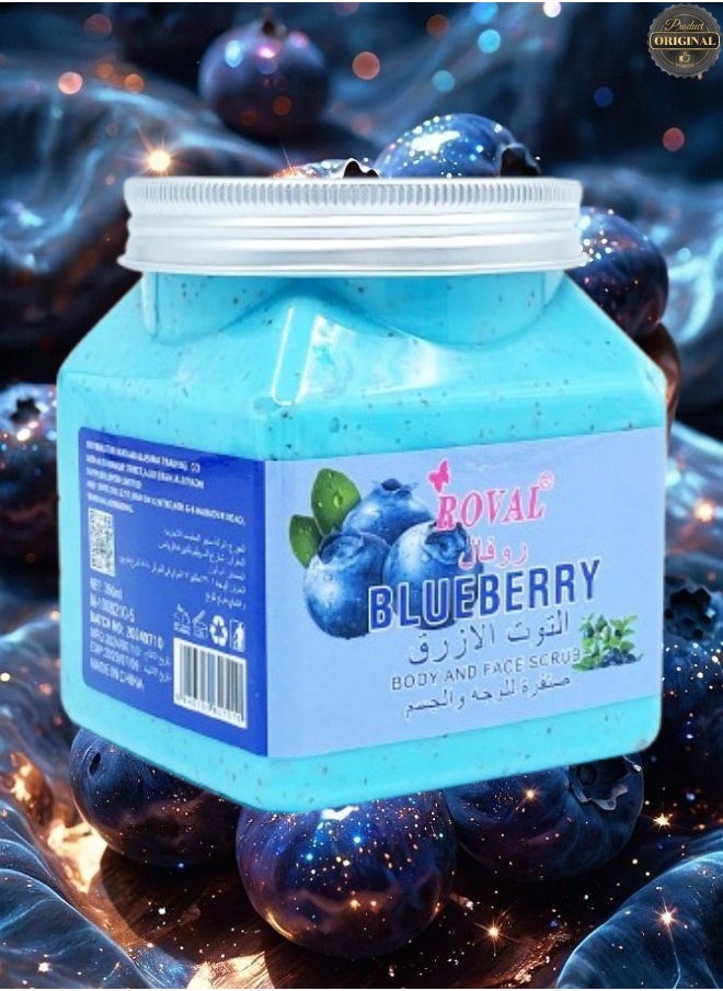 ROVAL 11 Pieces Blueberry Body And Face Scrub  - Image 2