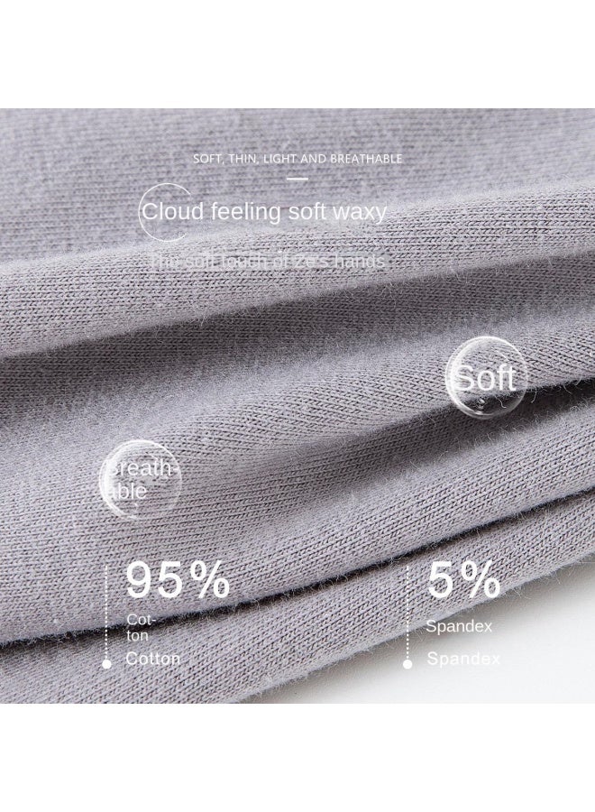 Top melon Cotton Antibacterial Crotch】4 Pairs Of Light Luxury Thin Breathable Men's Underwear For Teen Boys, Boxer Briefs - Image 4