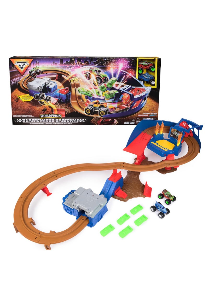 Monster Jam مونستر جام 1:64 سوبر تشارجر سبيدواي - Image 1