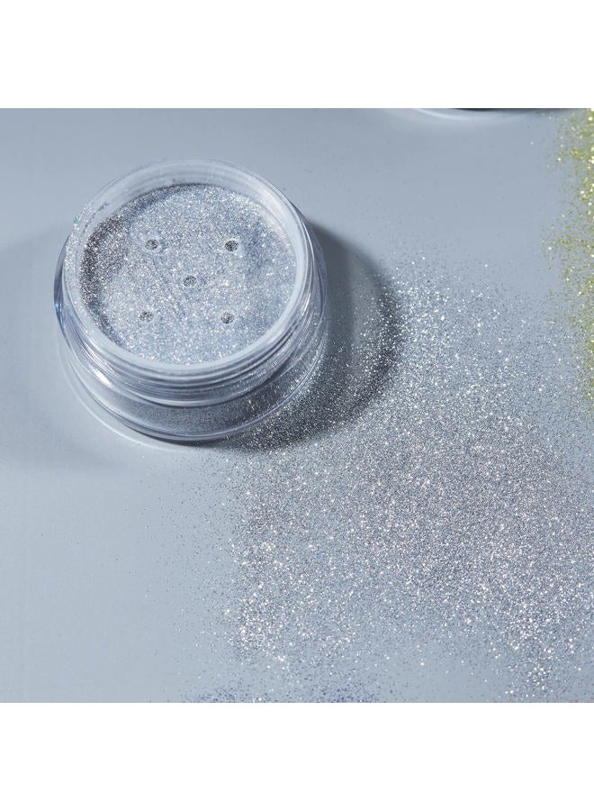 Moon Glitter غبار اللمعان الفائق الكلاسيكي من مون غليتر - 100% لمعان تجميلي للوجه والجسم والأظافر والشعر والشفتين - 0.17 أونصة - مجموعة من 5 - Image 4