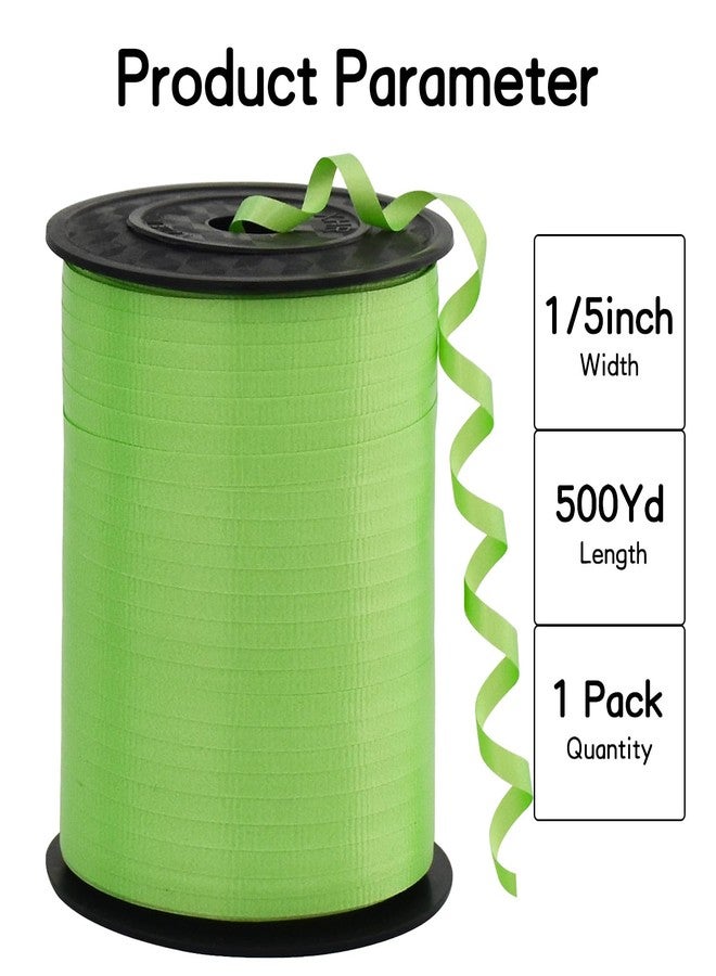 BEISHIDA 500 Yards Matte Green Ribbon Curling Crimped Ribbon Balloon String Ribbons for Gift Wrapping Ribbon for Birthday Party Festival Art Craft Decor Florist Flowers Decoration - Image 2