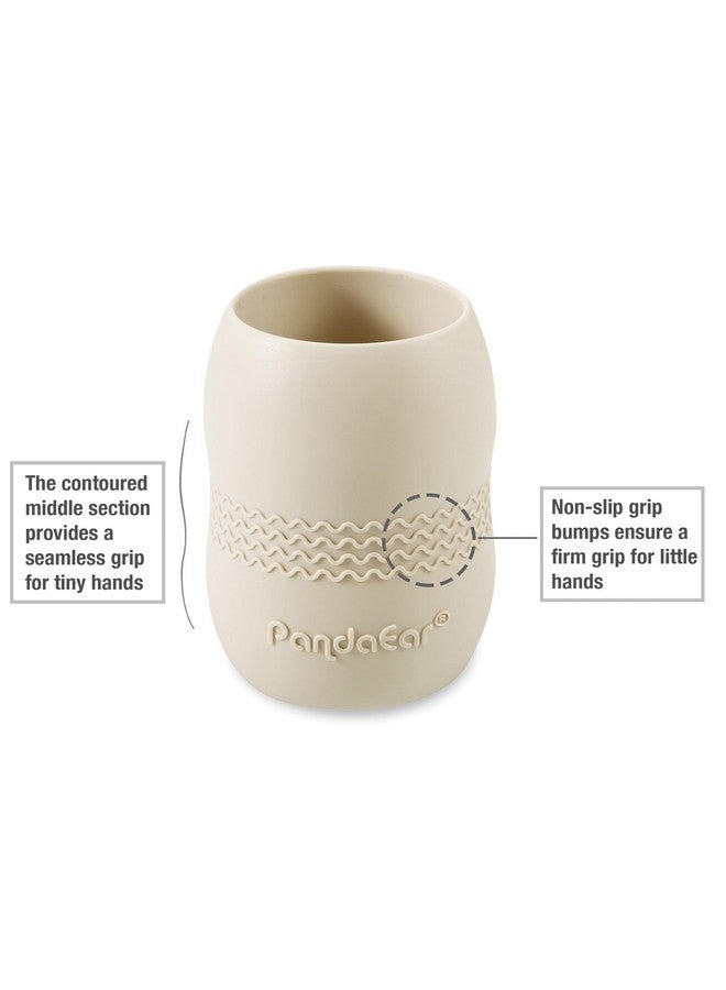 PandaEar 3 Pack Silicone Cups for Baby 6-12 Months| Open Tiny Cups Toddler Sippy Cups| Unbreakable Durable Silicone Training Cup Weaning Water Drinking Cup - Image 4