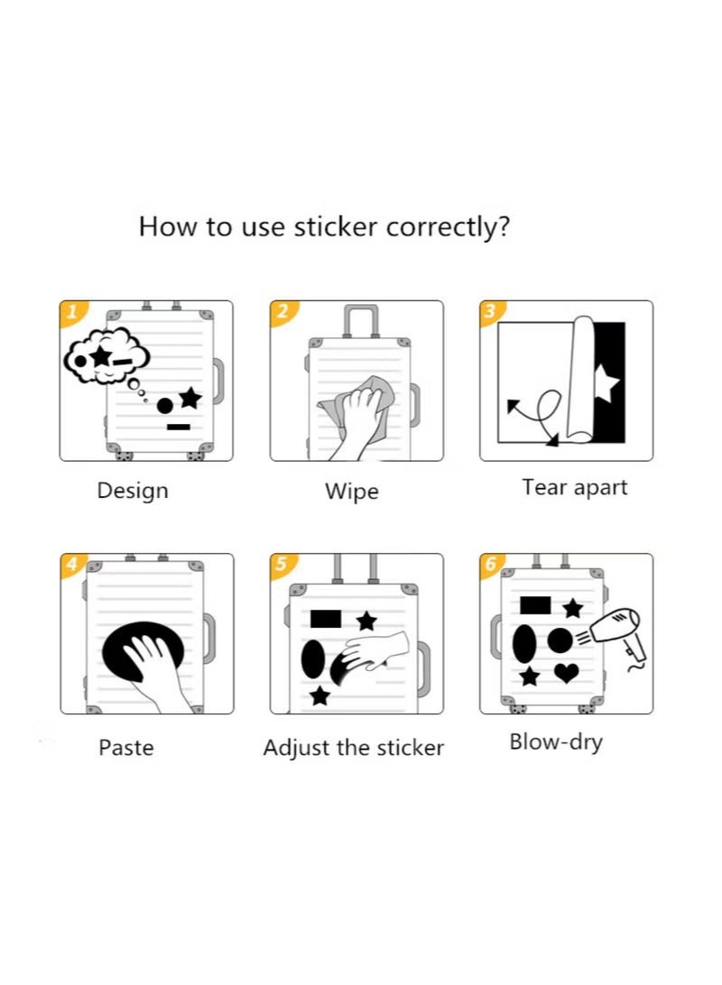Gecomo 100Pcs Waterproof Vinyl Stickers: For Water Bottles/Laptops/Skateboards/Phones, Cute Cartoon Anime Style, Trendy Decals for Kids Teens + DIY Journal - Image 5