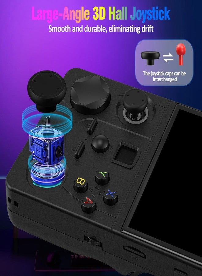 EraVortx DC35V Retro Handheld Game Console, 3.5 Inch HD IPS Screen (Black) - Image 4