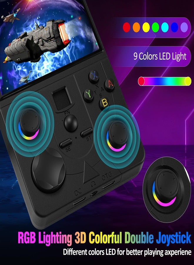 EraVortx DC35V Retro Handheld Game Console, 3.5 Inch HD IPS Screen (Black) - Image 5