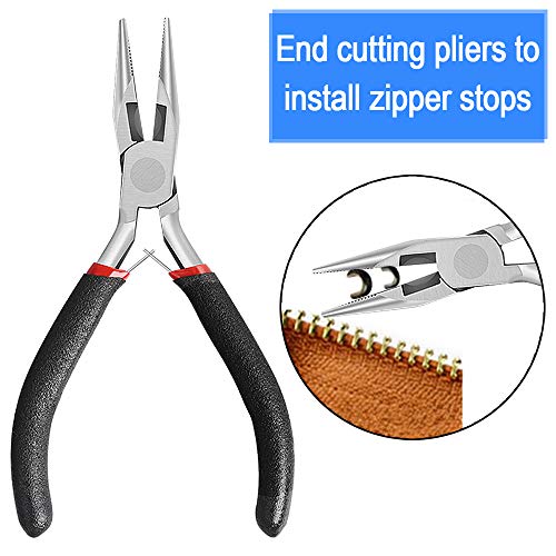 Aniann 2-Pack Zipper Repair Kit - Install Pliers and Tool for Zipper Replacement, Hand Fix Tool - Image 5