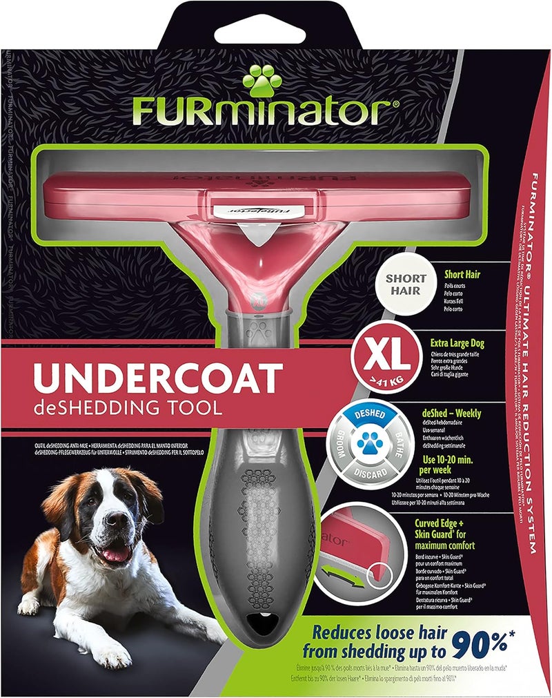 فورمينوتر Furminator - شعر قصير للكلاب - كبير جدًا - (640.7050) / كلاب حواف مطاطية واقية من الصدمات - Image 2