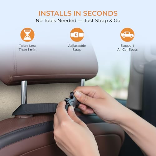CareFoam Memory Foam Car Neck Pillow for Driving Comfort – Ergonomic Headrest Cushion for Neck & Spine Support – Adjustable Strap, Breathable Washable Cover, Ideal for Long Drives | Beige Velvet - Image 5
