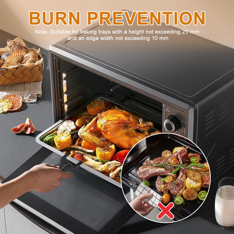 Oven Pan Picker Gripper Hot Plate Gripper Baking Tray Extractor Kitchen Supplies - Image 3