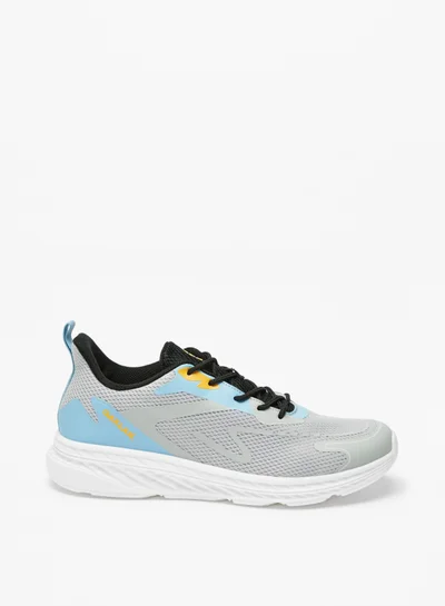 Oaklan by Shoexpress Mens Oaklan Textured Lace Up Sports Shoes By Shoexpress