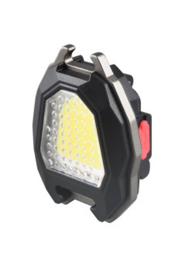 Loquat USB Outdoor Multifunctional Portable COB Mini Portable Work Light Keychain Light Car Repair Light-Color:W5144 (iron Box) - Image 1
