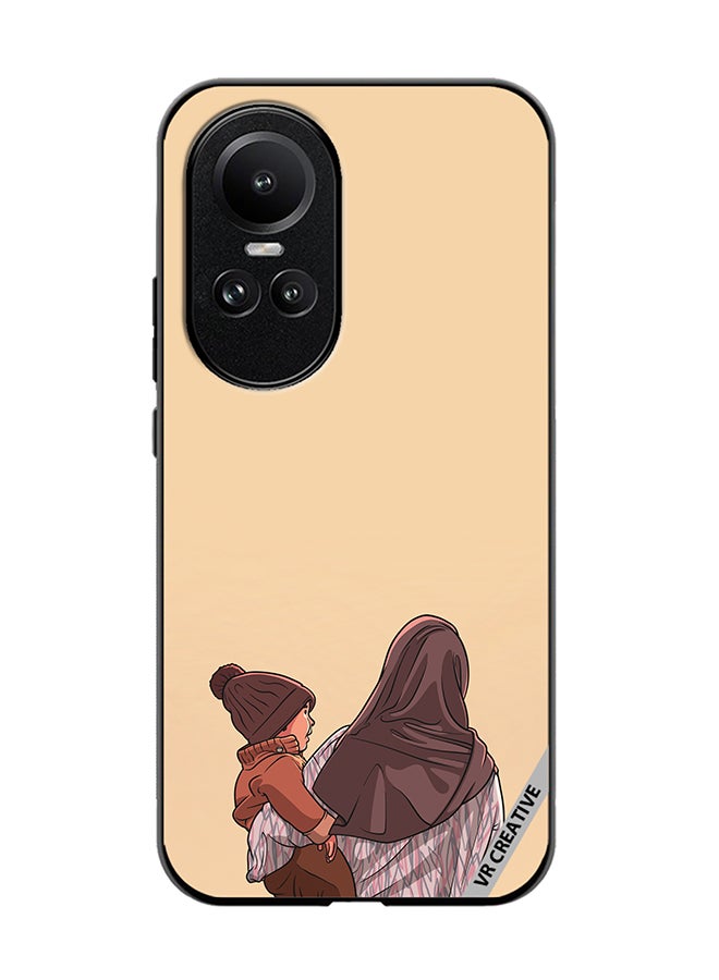VR CREATIVE Protective Case Cover For Oppo Reno 10 Me And Mom Design Multicolour - Image 1